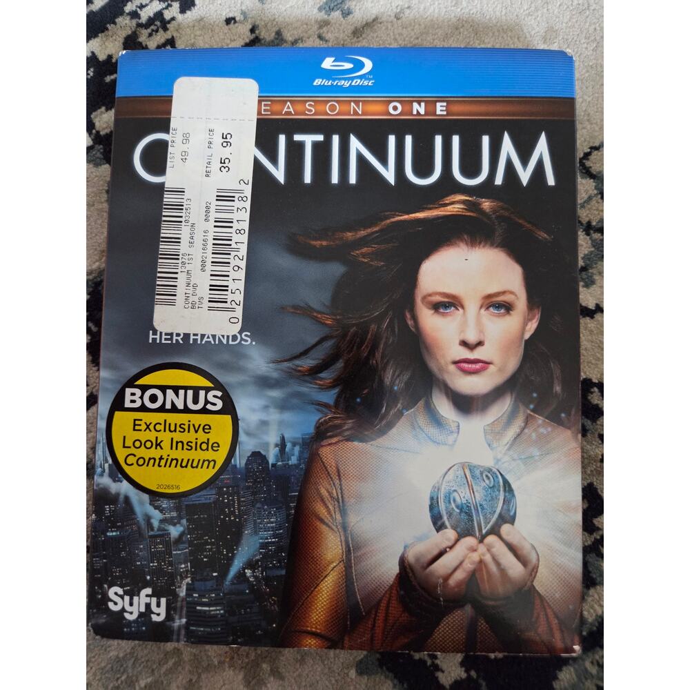 Continuum -‎ Season One (Blu-ray, 2013) New & Sealed